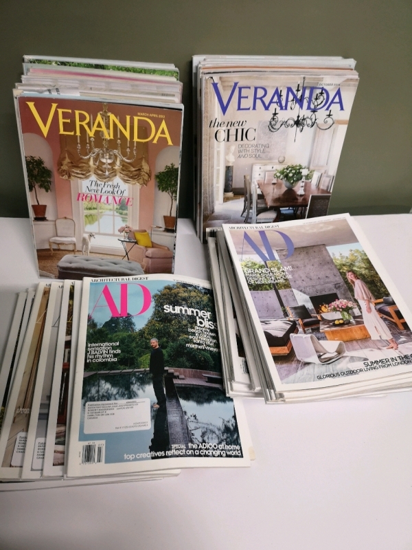 40+ Magazines - Veranda & Architectural Digest