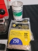12" Tile Cutter , 1/8" Tile Spacers , White Dry Grout , Grout Float Trowel , Notched Trowel , Bin - 3
