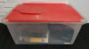 12" Tile Cutter , 1/8" Tile Spacers , White Dry Grout , Grout Float Trowel , Notched Trowel , Bin - 5