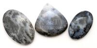 3 DENDRITE AGATE Cabochons 100 Carats.