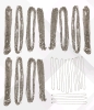 100+ Silver Tone Necklaces 16" Long