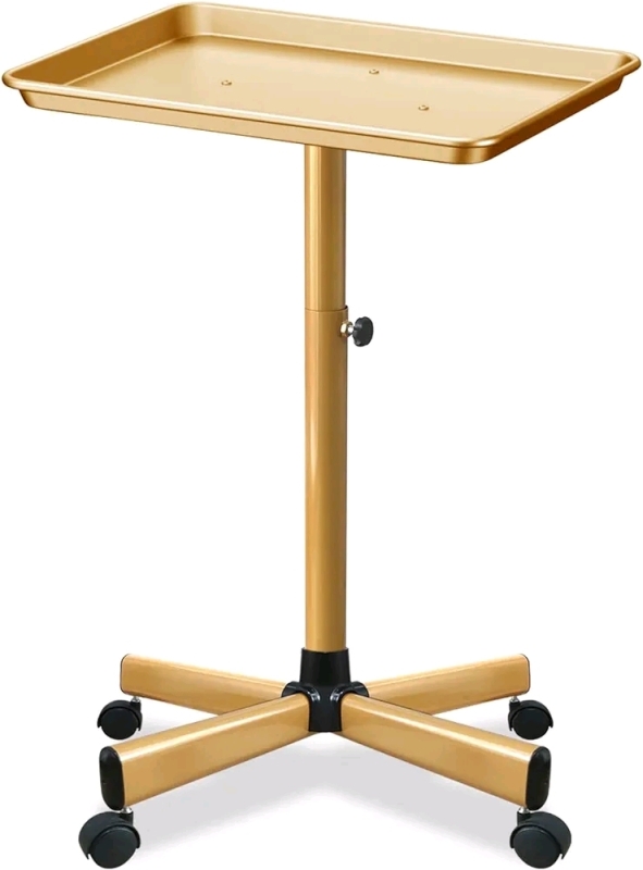 Retain Time Premium Aluminum Salon Tray, Sturdy Adjustable Tray . New
