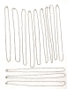 100+ Silver Tone Necklaces 16" Long - 3