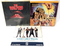 Vintage LaserDisc Movies: Rocky Horror Picture Show, Monty Python's The Meaning of Life & A Fish Called Wanda