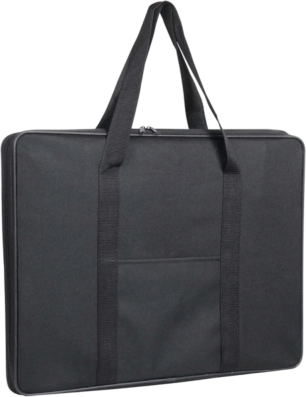 Jjring Carry-All Wired-Frame Nylon Art Portfolio Case, 23"&times;17", Black . New