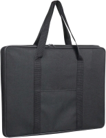Jjring Carry-All Wired-Frame Nylon Art Portfolio Case, 23"&times;17", Black . New