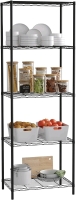 HOMEFORT 5-Tier Wire Shelving Unit , 21"&times;11"&times;61" . New