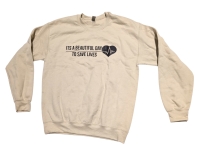 New IT'S A BEAUTIFUL DAY TO SAVE LIVES Crewneck Sweater (Size: Medium)