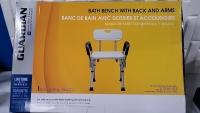 New Guardian Bath Bench with Back & Arms