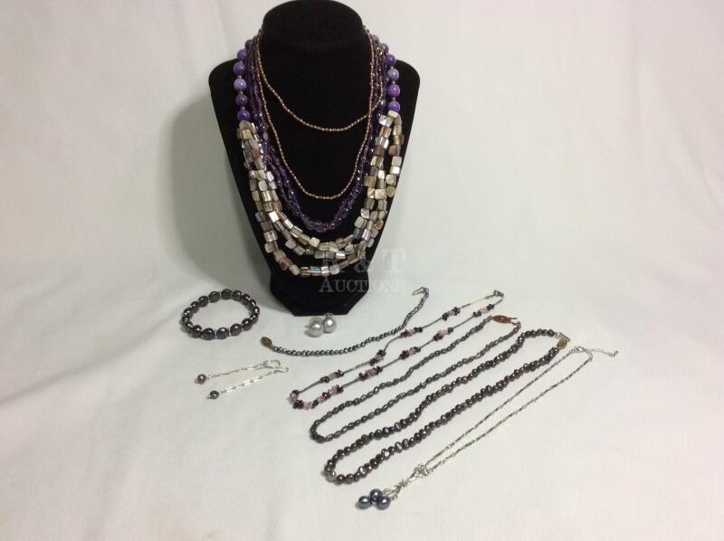 Shell, Pearl Beads & Fresh Water Pearls Necklaces Earrings Bracelets