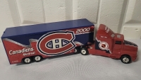 Montreal Canadiens Diecast Transport Truck & Trailer