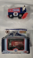 2 Montreal Canadiens Diecast Zambonis - 3" Long
