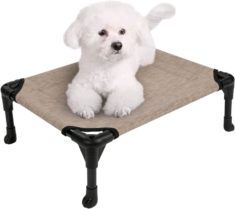 VeeHoo Cooling Elevated Dog Bed , measures 22"×17"×7" - New