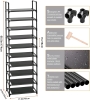 Oyrel 10 Tier Shoe Rack Organizer for Closet / Entryway . New - 3