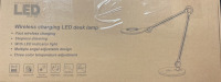 LED Wireless charging LED desk lamp color Black