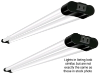 2 New BbounderLight Linkable 4ft LED Shop Lights 40W 5600K 120V~ 380mA 50/60Hz