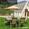 Funsite 9ft Patio Umbrella with Push Button Tilt & Crank . New in box - 2