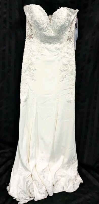 New SOPHIA TOLLI Size 12 Wedding Dress Style (Strapless) Y22275.