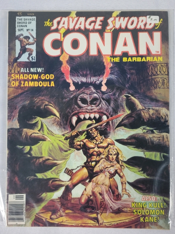 The Savage Sword of Conan The Barbarian - Vintage Comic Book