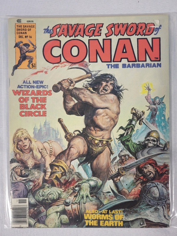 The Savage Sword of Conan The Barbarian - Vintage Comic Book