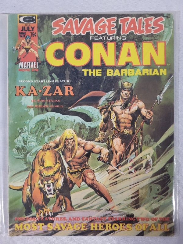 Savage Tales Conan The Barbarian - Vintage Comic Book