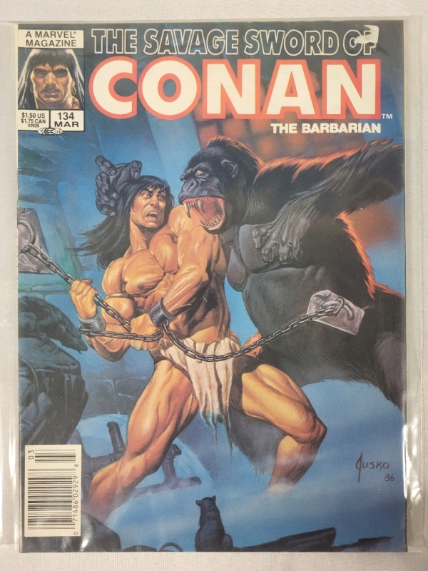 The Savage Sword of Conan The Barbarian - Vintage Comic Book