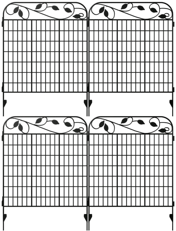 New Amagabeli Garden Fence Gate - 4 Panels