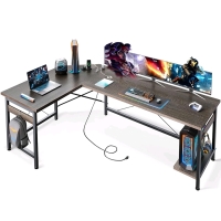 Unassembled Coleshome L Shaped Computer Gaming Desk