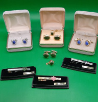 Vintage Tie Clips and Cufflinks