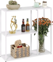 New DCLRN White Console Table with Storage