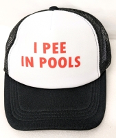 5 New " I PEE IN POOLS " Trucker Caps