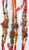 50 New Packs of Random Colourful Beaded Rakhi Bracelets for Raksha Bandhan - 4