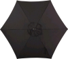 Funsite 9ft Patio Umbrella with Push Button Tilt & Crank , Black . Missing Bottom Pole - 2