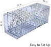 New - Faicuk Large Collapsible Humane Live Animal Cage Trap , 32"&times;13"&times;11" - 3