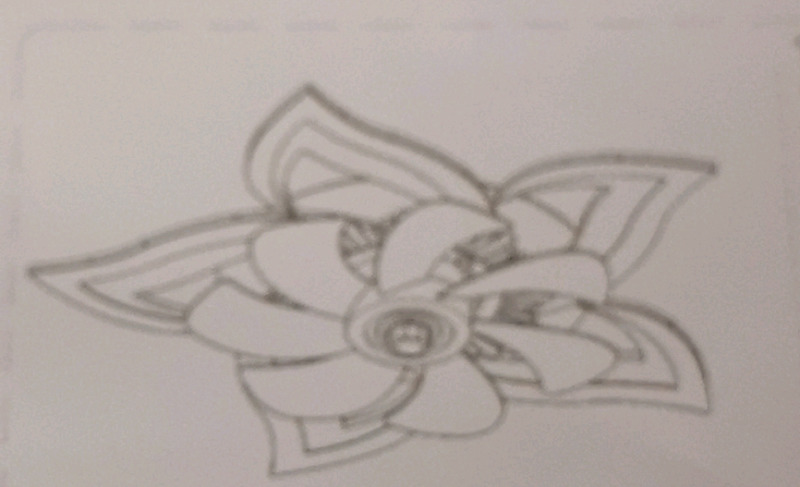 Flower Looking Ceiling Fan with Remote - AS IS