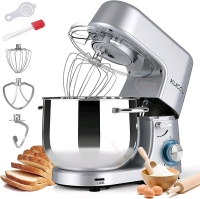 New 8.5 QT Double Handle KUCCU Stand Mixer, 6 Speed with Pulse Model SM-1508