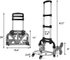 New - Multi Function 6-Wheel Stair Climber Portable Folding Hand Dolly Cart . - 2