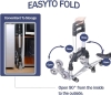 New - Multi Function 6-Wheel Stair Climber Portable Folding Hand Dolly Cart . - 4