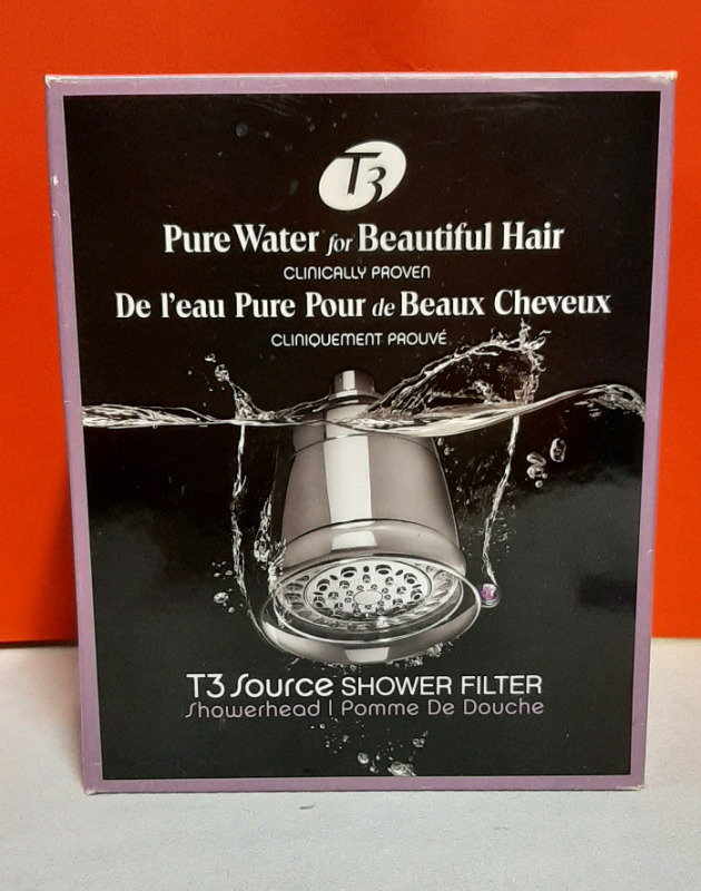 New T3 Source Shower Filter Showerhead