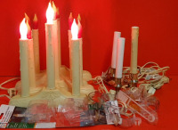 Vintage Electric Christmas Candles.