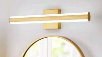 New - Eicrkodn 23.5" Gold Tone Bathroom Over Mirror Light Fixture