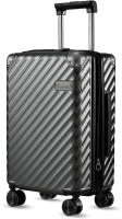 New - LUGGEX 20" Carry On Luggage on Wheels , Hard Shell Suitcase . 22"&times;14"&times;9"