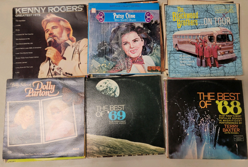 60+ Lp Records : County , Waltz , Adult Contemporary , Classical plus more