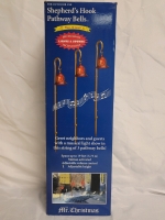 Mr. Christmas Musical Shepherd's Hook Pathway Bells in Original Box . Working