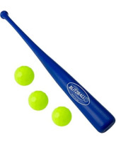 NEW BLITZBALL Starter Pack - 3 Blitz Balls and 1 Power Bat Blue