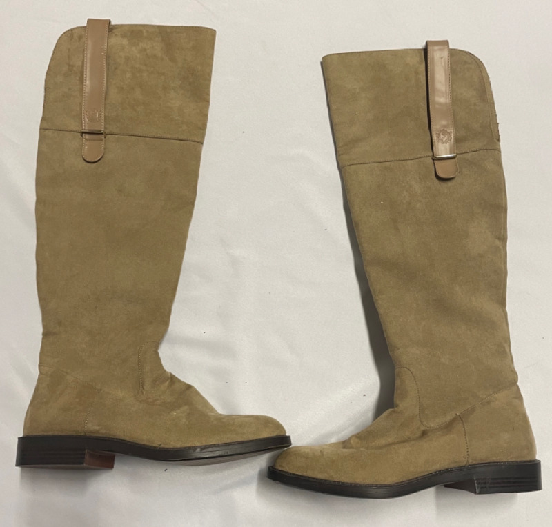 Zara Trafaluc Beige Knee High Boots size 41