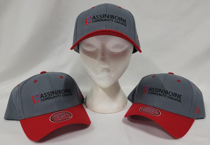 Three (3) Caps - New w Tags Assiniboine Community Collage Snap-Back Baseball Caps