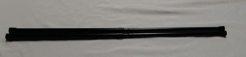 New Two Black Spring Tension Bars