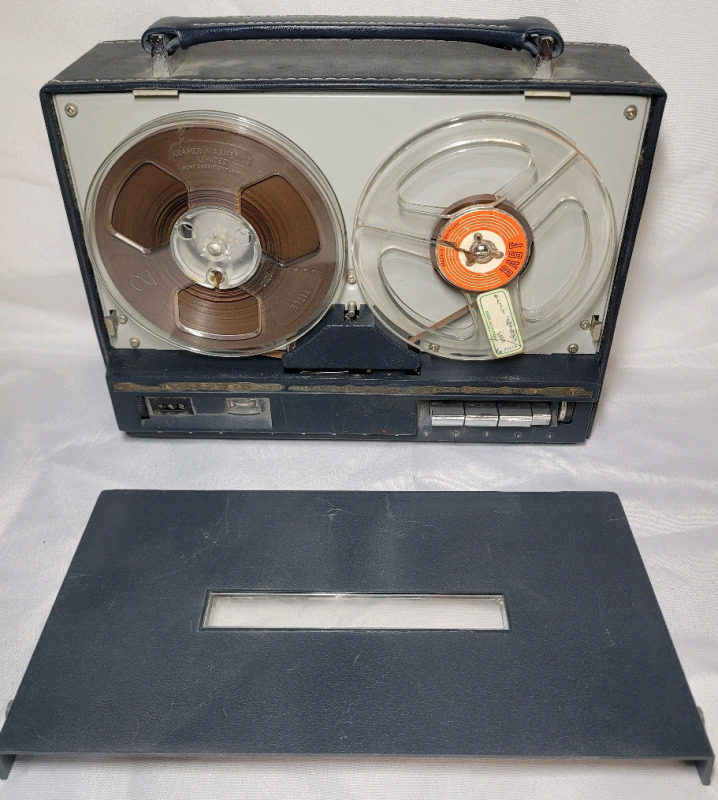 Vintage 1960s Martel TR-1001 Portable Reel to Reel Recorder . Untested , No Power Cord
