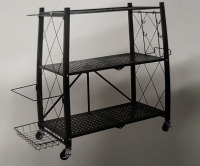 Unused Postek Folding Yoga Mat Storage Rack